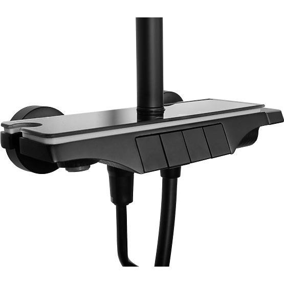 Duschset REA Savio mit LED-Display Schwarz