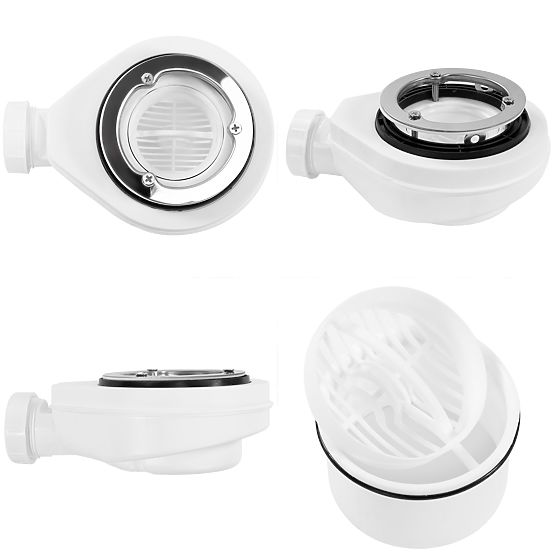 Duschwanne Bazalt Long Schwarz 90x120