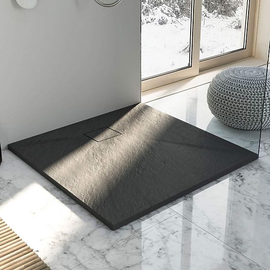 Duschwanne Magnum Schwarz 90x90