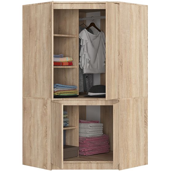 ECKSCHRANK S100 4D CLP EICHE SONOMA