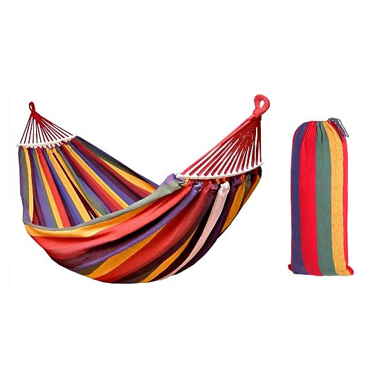 Einzelsitz-Hängematte mit 40 cm Spreizstab 400257 Gelb