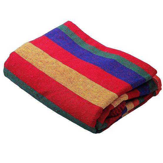 Einzelsitz-Hängematte mit 40 cm Spreizstab 400257 Rot