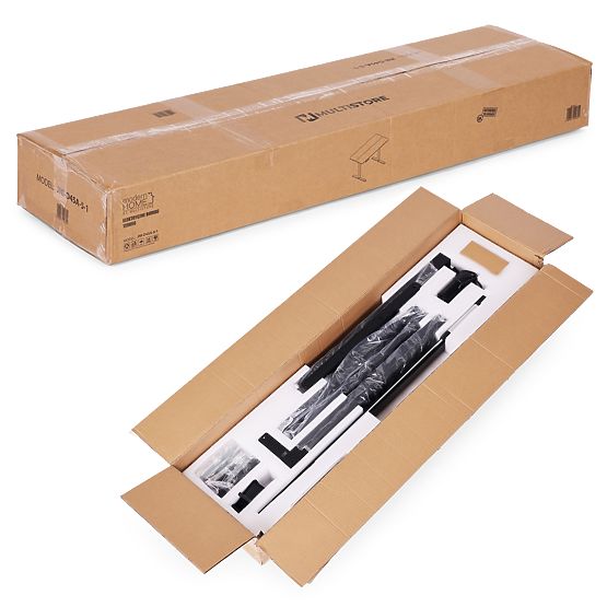 Elektrisch höhenverstellbarer Tisch 120x60 cm, verstellbare Höhe 72-117 cm ModernHome