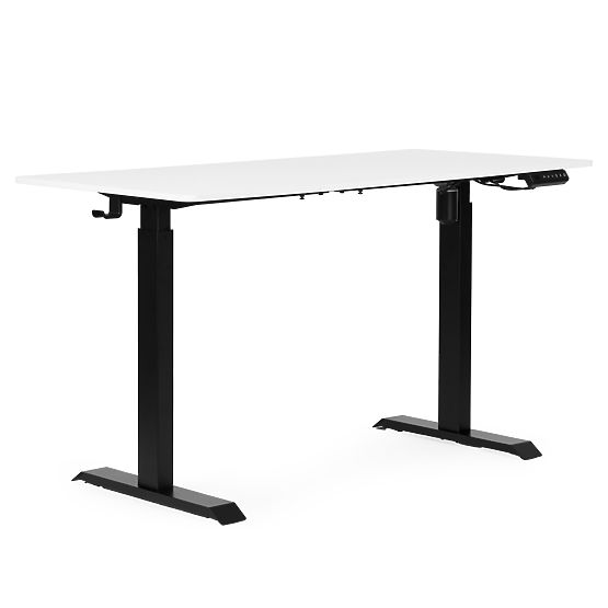 Elektrisch höhenverstellbarer Tisch 140x70 cm, Höhe einstellbar 76-121 cm ModernHome