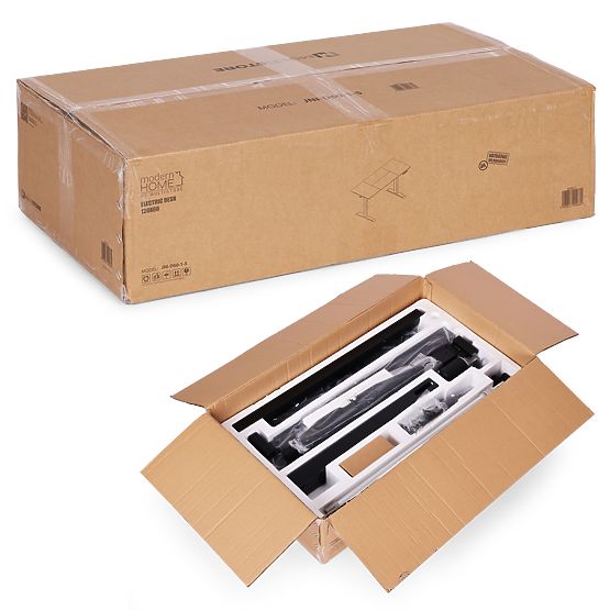 Elektrisch höhenverstellbarer Tisch 140x70 cm, Höhenverstellung 76-121 cm ModernHome