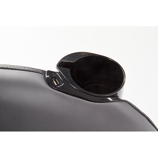 Entspannungssessel DOPIO mit Massagefunktion, grau