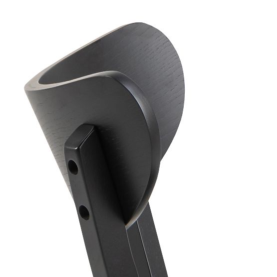 Essgruppe Roxby schwarzer Tisch und vier Stühle