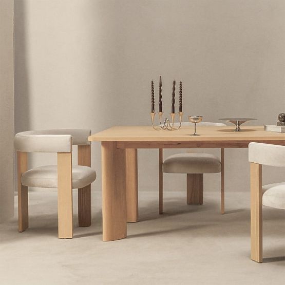 Esstisch Bali 220 cm, cremeweiß