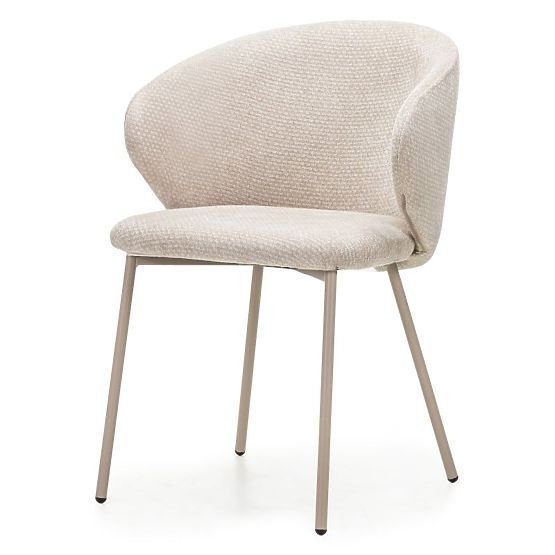 Esszimmerstuhl Adrano, hellbeige/beige Beine