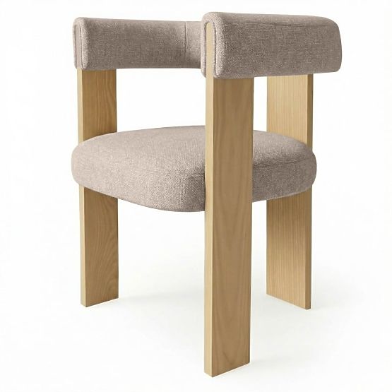 Esszimmerstuhl Bali, Beige/Esche