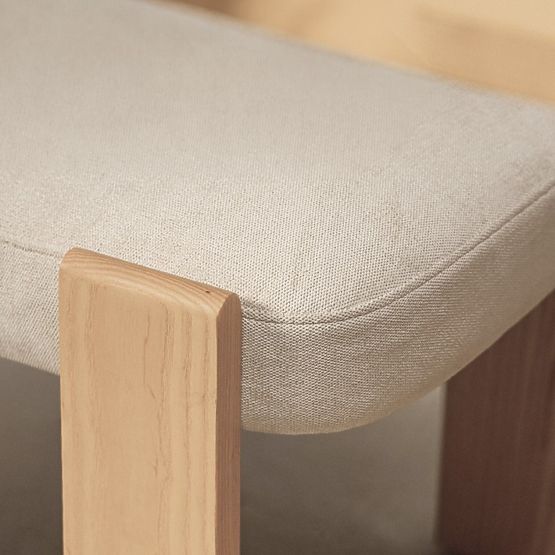 Esszimmerstuhl Bali, Holz, beige/Esche