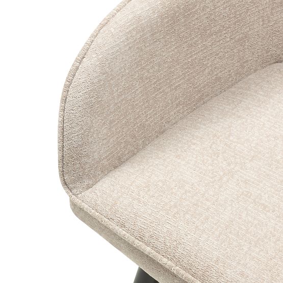 Esszimmerstuhl Berisso, Cappuccino/schwarze Beine