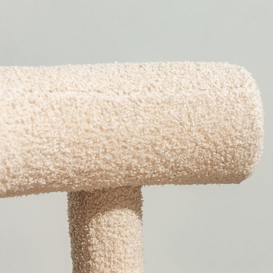 Esszimmerstuhl Pedro 2.0, beige, Bouclé