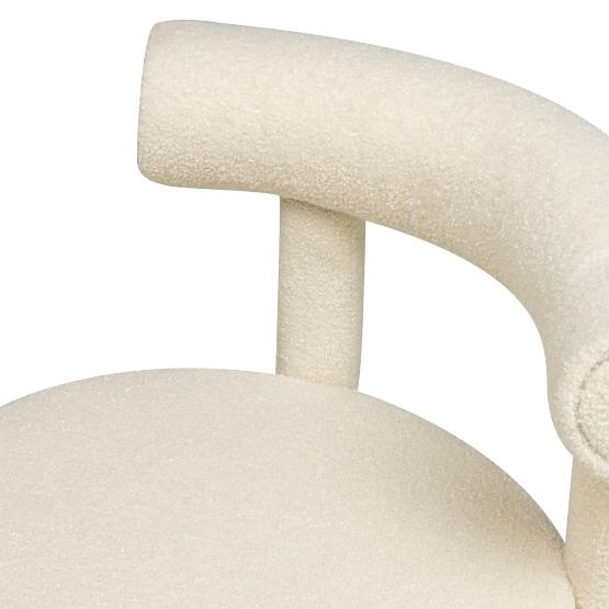 Esszimmerstuhl Pedro 2.0, creme, Bouclé