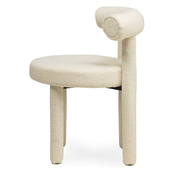 Esszimmerstuhl Pedro 2.0, creme, Bouclé