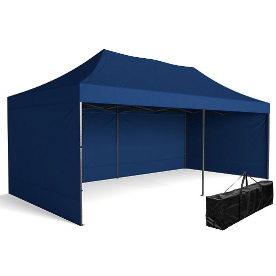 Express Geschäftspavillon - 3x6 m - blau