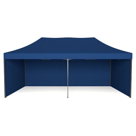 Express Geschäftspavillon - 3x6 m - blau