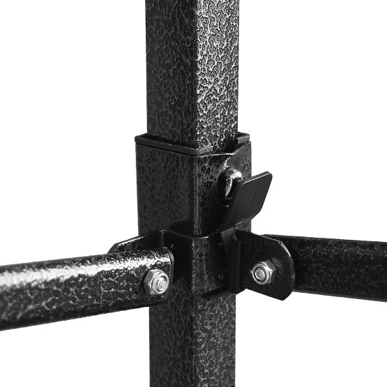 Express Geschäftspavillon - 3x6 m - schwarz