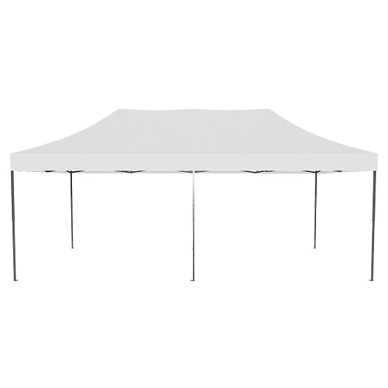 Express Geschäftspavillon - 3x6 m - weiß