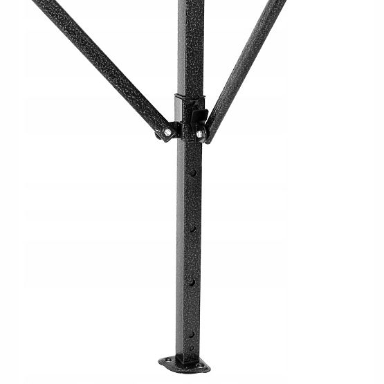 Express-Handelspavillon 3x3 m schwarz