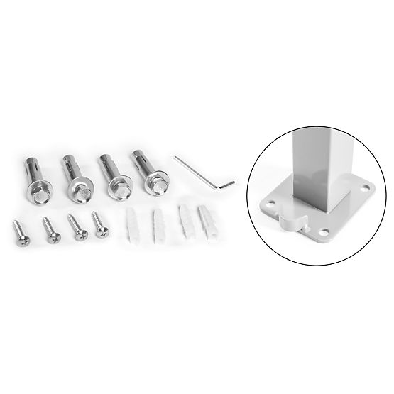 Faltmarkise 300x200 cm Seitenrollo Paravent für Garten Terrasse Anthrazit