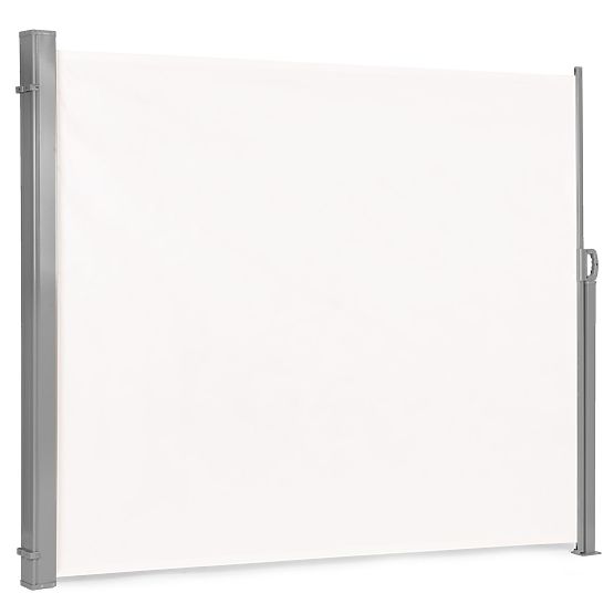 Faltmarkise 300x200 cm Seitenrollo Paravent für Garten und Terrasse beige