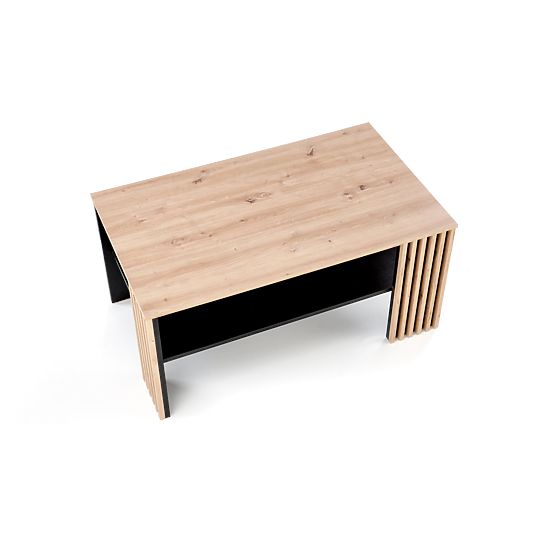 FEMINA Couchtisch Eiche Artisan/Schwarz