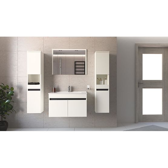 FIGARO Spiegel 80 cm weiß