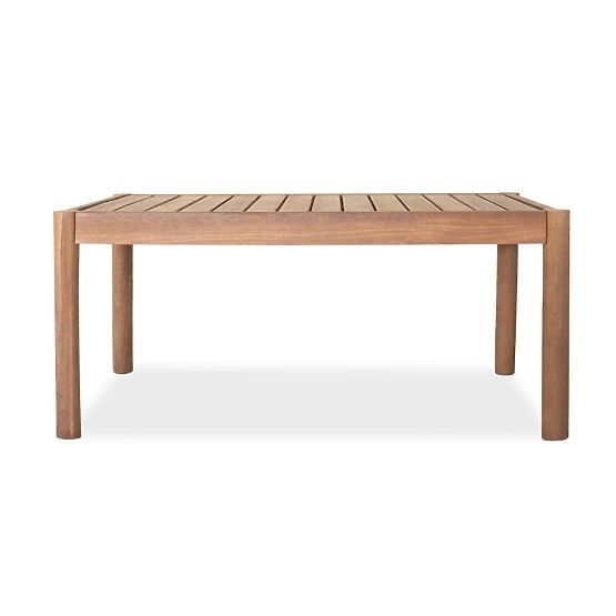 Fiorentino Gartenmöbelset im Teak-Look, geflochten, helles Akazienholz FSC, grün, abgerundet
