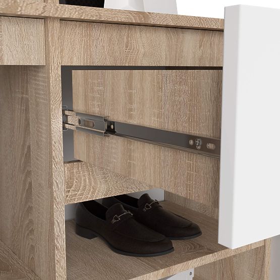 FLURSET ENTRO PK EICHE SONOMA / WEISS