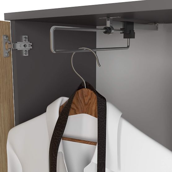 FLURSET ENTRO PK GRAFIT GRAU / EICHE ARTISAN