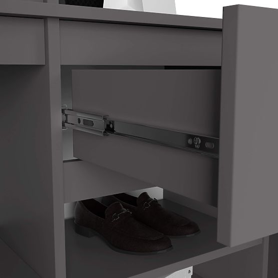 FLURSET ENTRO PK GRAFITGRAU