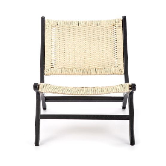 FODEN Relaxsessel, schwarz / natur (1p=1 Stk.)