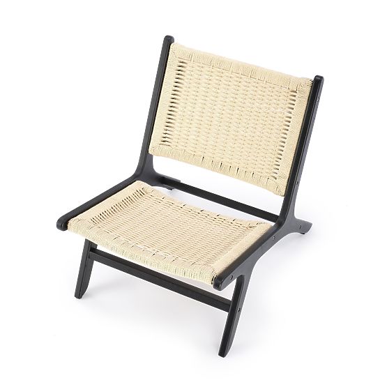 FODEN Relaxsessel, schwarz / natur (1p=1 Stk.)