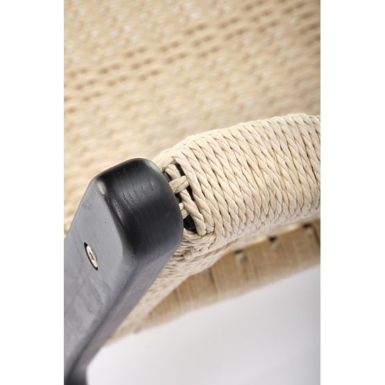 FODEN Relaxsessel, schwarz / natur (1p=1 Stk.)