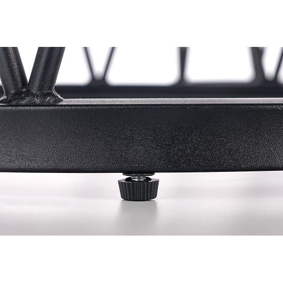 FORMOSA Set aus 2 Bänken, weißer Marmor / schwarz (2p=1Stk)