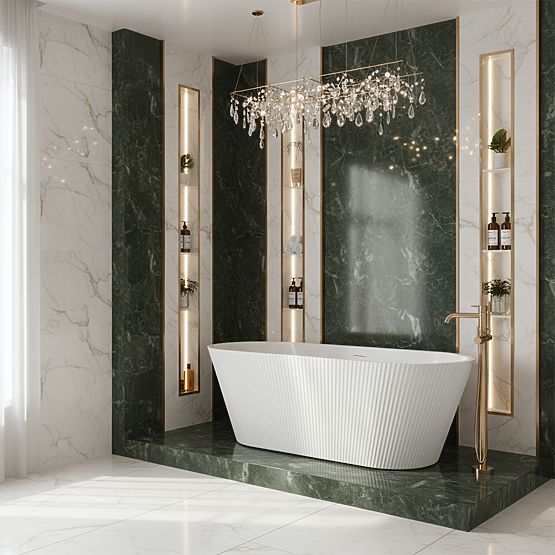 Freistehende Acrylbadewanne OFELIA 170