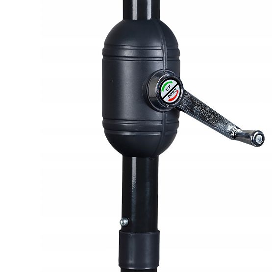 Garten Halb-Sonnenschirm für die Terrasse 2,7m beige