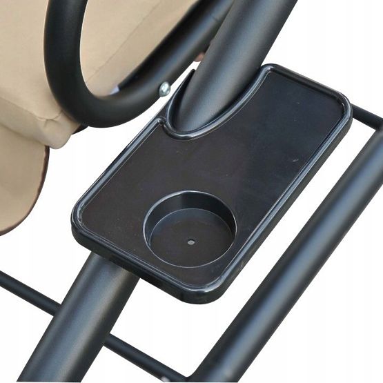 Garten-Schaukel 2-in-1 klappbar mit Kissen beige