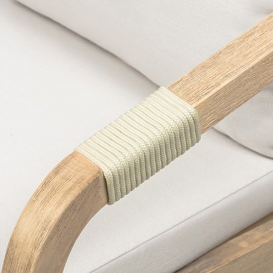 Garten-Set Castello, ausziehbarer Tisch 200-295 cm + 10 Stühle mit Geflecht, Akazienholz FSC