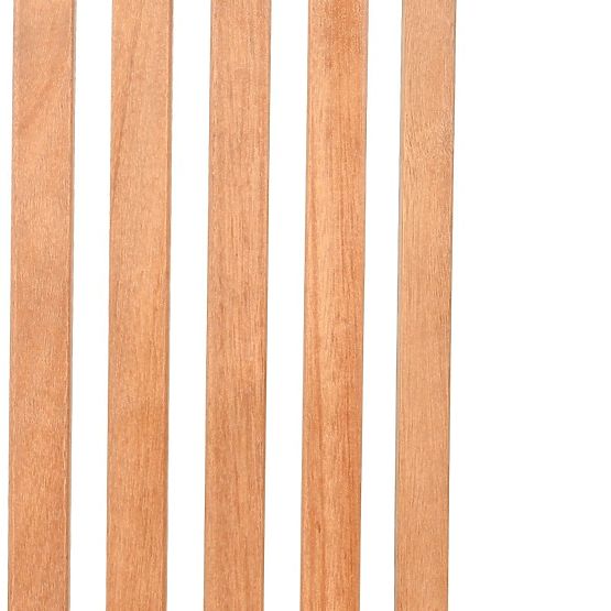 Garten-Set Familis Tisch 160 cm + 4 Stühle mit verstellbaren Rückenlehnen und cremefarbenen Kissen, 