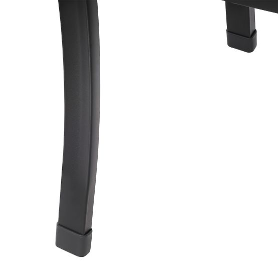 Gartenbank mit Rückenlehne Parkbank für Terrasse Balkon Metallkonstruktion