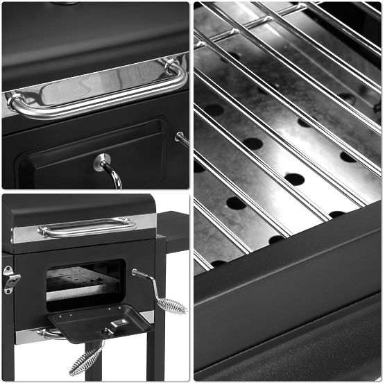 Gartenkohlegrill CARBON schwarz