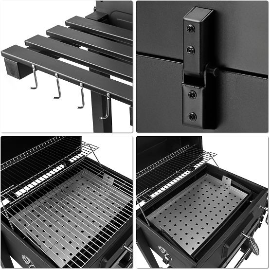 Gartenkohlegrill mit Deckel MEJOR