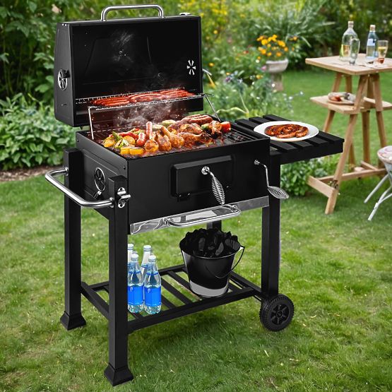 Gartenkohlegrill mit Deckel MEJOR