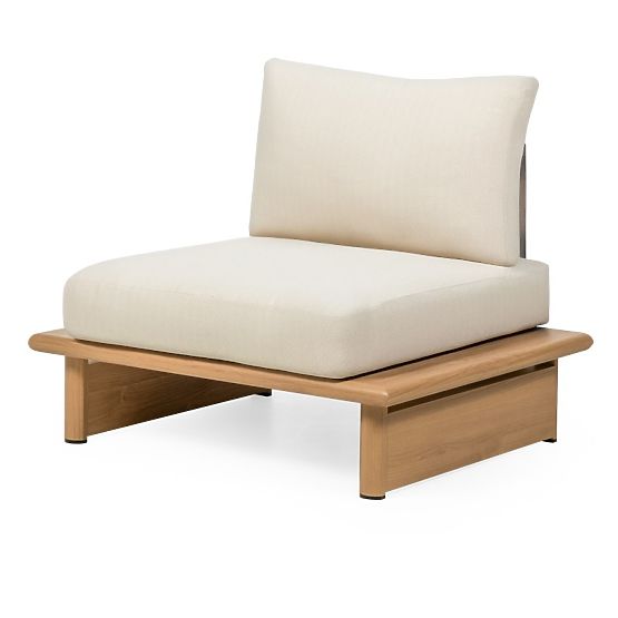 Gartenmöbel-Set Conny Aluminium, hellbeige, Holzoptik