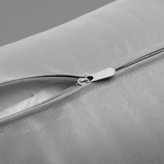 Gartenmöbel-Set FLORENCJA graues Sofa Ottomane