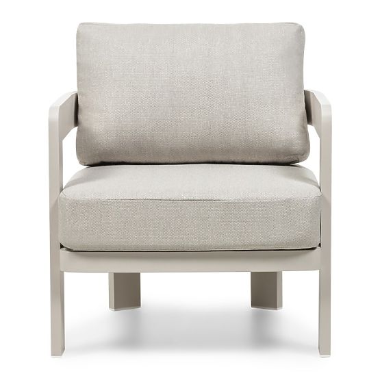 Gartenmöbel-Set Japori, Aluminium, hellbeige, abgerundet