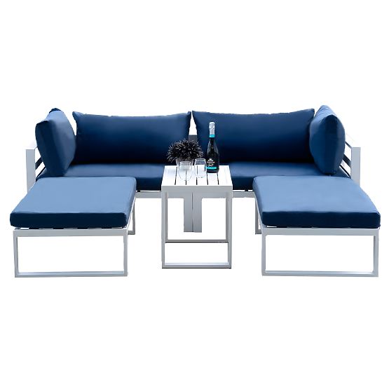 Gartenmöbel-Set SANTO weiß