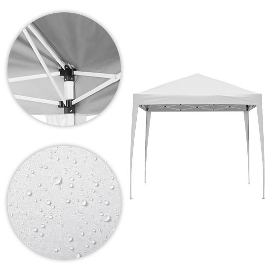 Gartenpavillon Zelt 3x3 m automatisch aufklappbares Dach für Garten und Terrasse MultiGarden